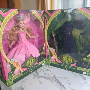 NEW IN HAND Wicked Deluxe Doll Set – Elphaba & Glinda – Limited Edition 2 DOOLS